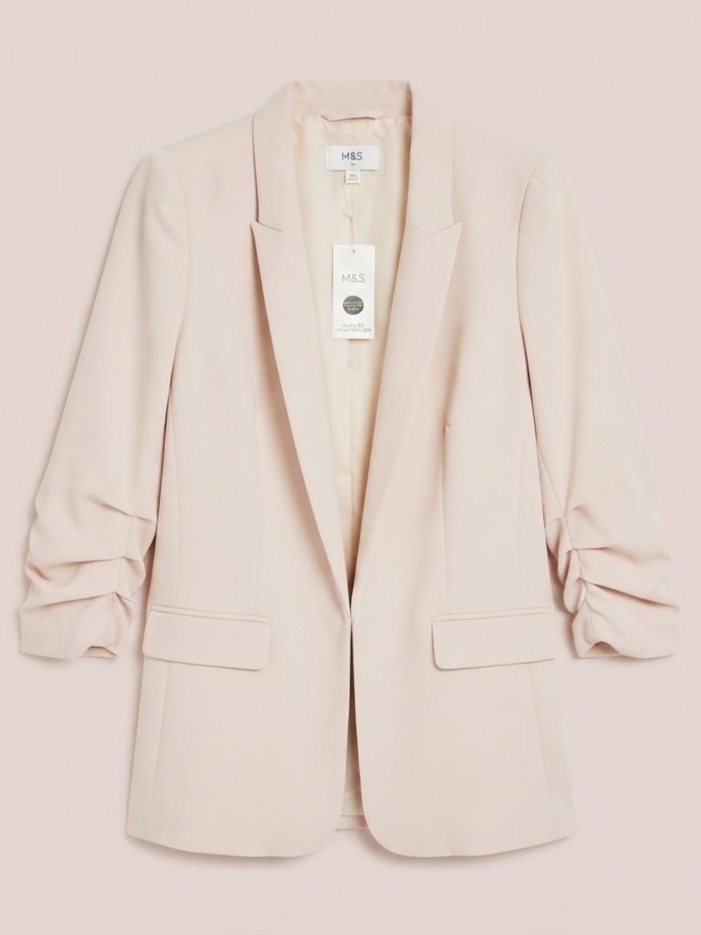 NWT M&S Women's Cream Blazer Jacket